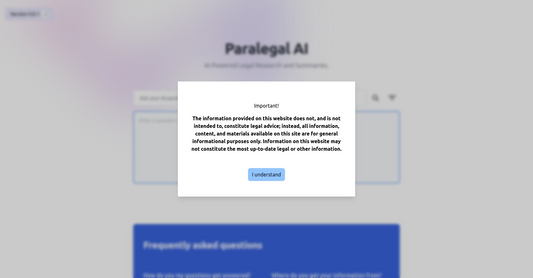Paralegal AI - Conversación por Yeswelab.com