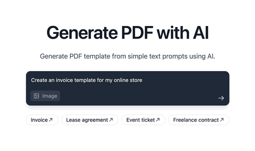 PDFgen - Creación de documentos por Yeswelab.com