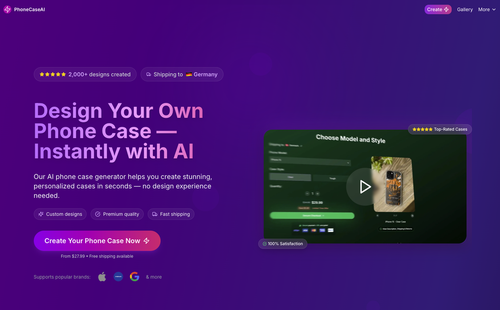 PhoneCaseAI - Generación de imágenes por Yeswelab.com