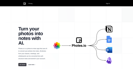 photes.io - Asistente para tomar notas por Yeswelab.com