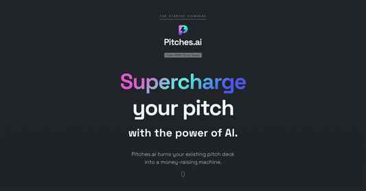 Pitches.ai - Pitch decks por Yeswelab.com