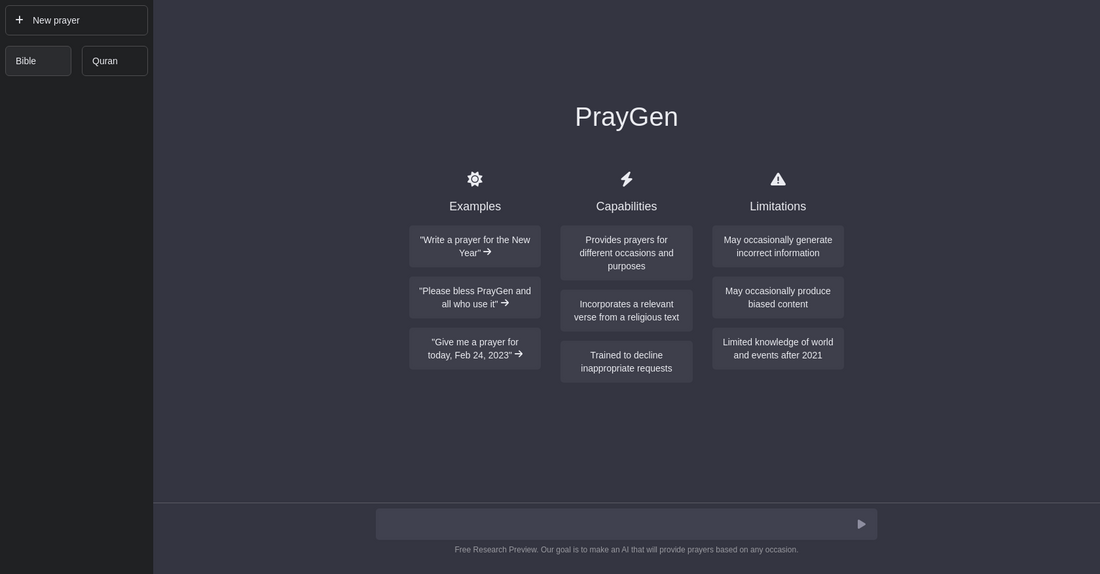 PrayGen - Oraciones por Yeswelab.com