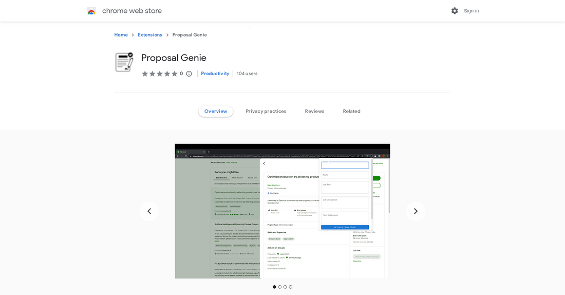 Proposal Genie - Propuestas de trabajo freelance por Yeswelab.com