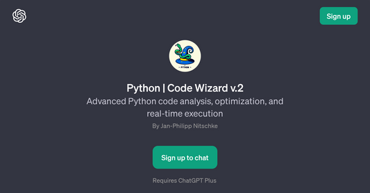 Python Code Wizard GPT - Asistente Python por Yeswelab.com