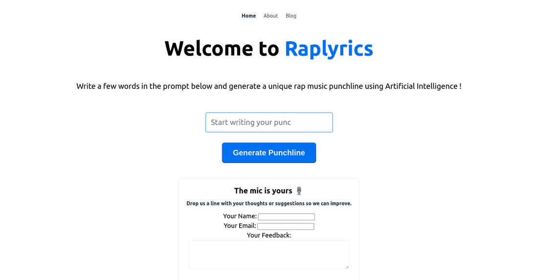 Raplyrics - Creación musical por Yeswelab.com