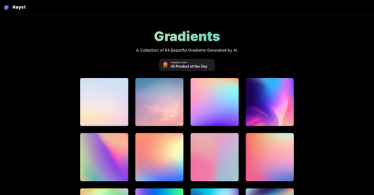 Rayst Gradients - Gradientes de imagen por Yeswelab.com