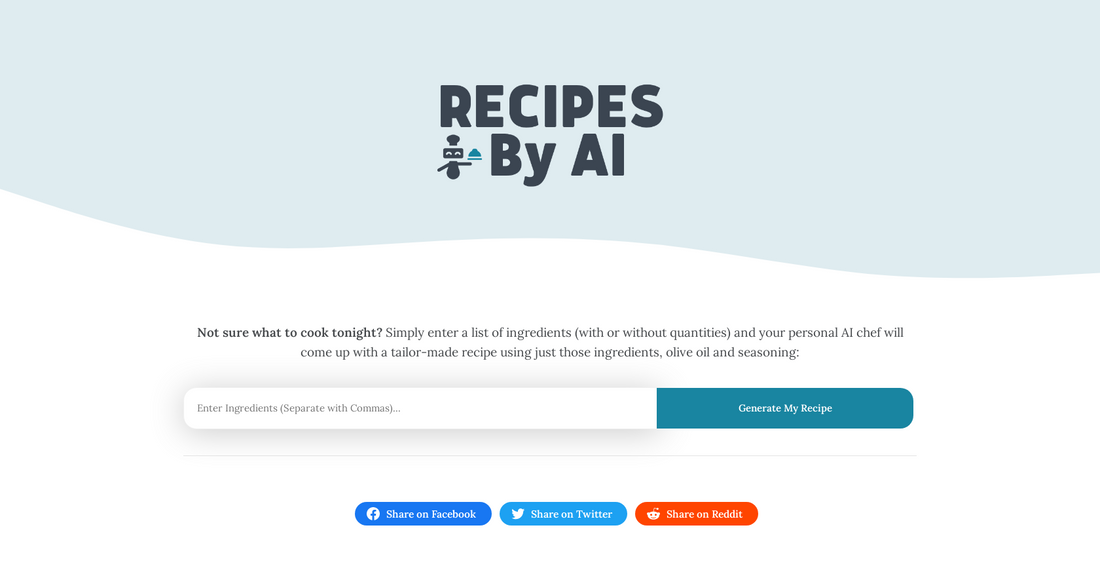 Recipes By AI - Recetas por Yeswelab.com