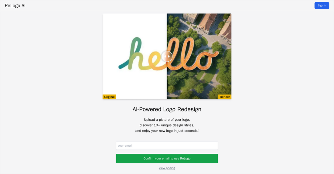 Relogoai - Regenerador de logos por Yeswelab.com