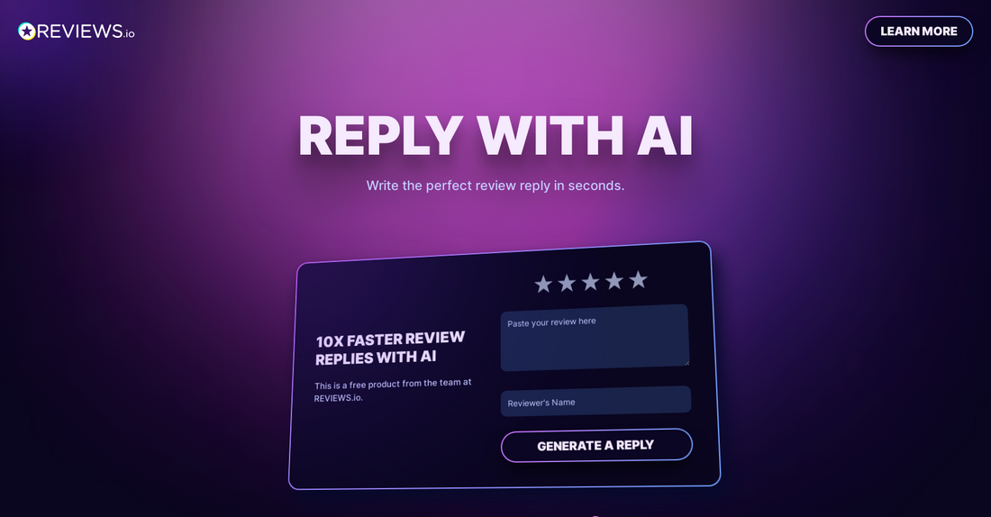 Reply With AI - Comentarios de clientes respuestas por Yeswelab.com