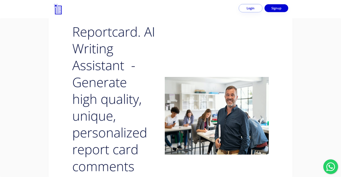 Reportcardcomments - Generación de informes para profesores por Yeswelab.com