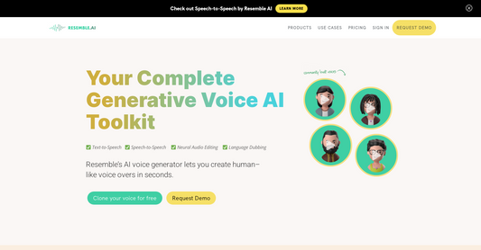 Resemble.ai - Texto a voz por Yeswelab.com