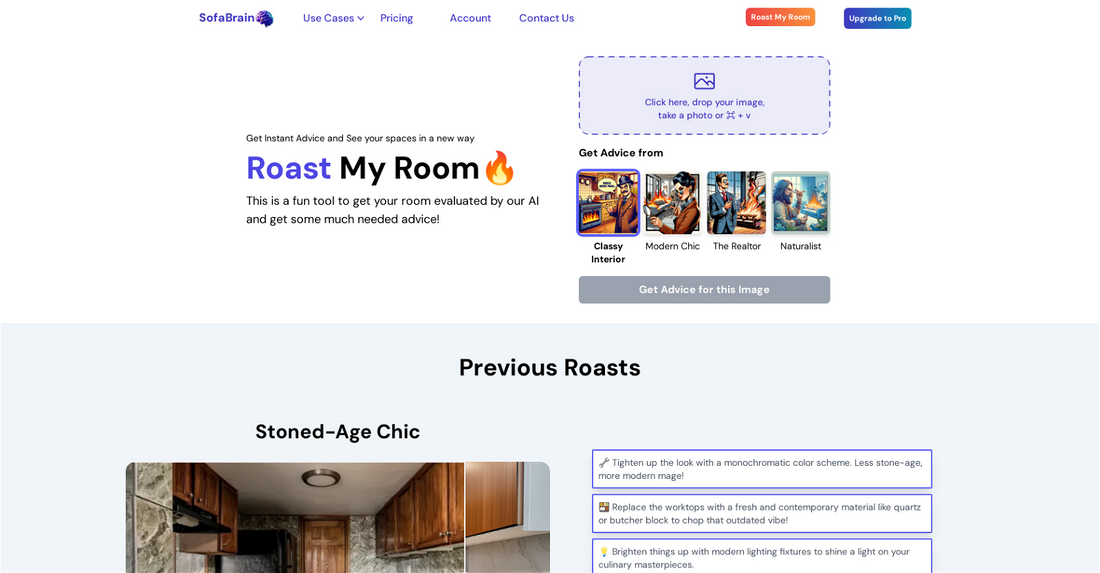 Roast My Room - Diseño de interiores por Yeswelab.com