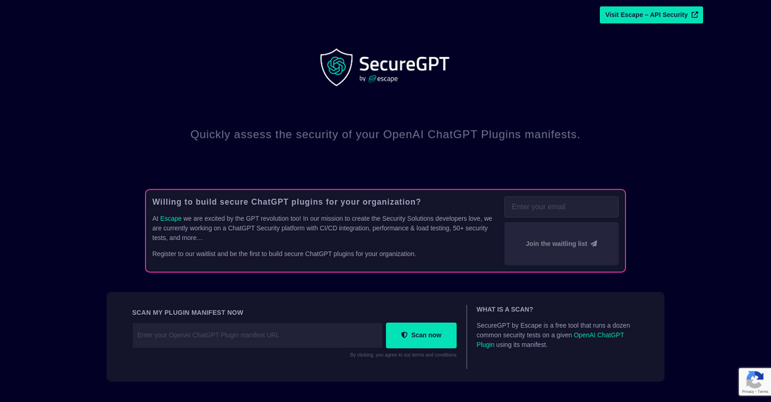 SecureGPT - Análisis de seguridad de Plugins de ChatGPT por Yeswelab.com