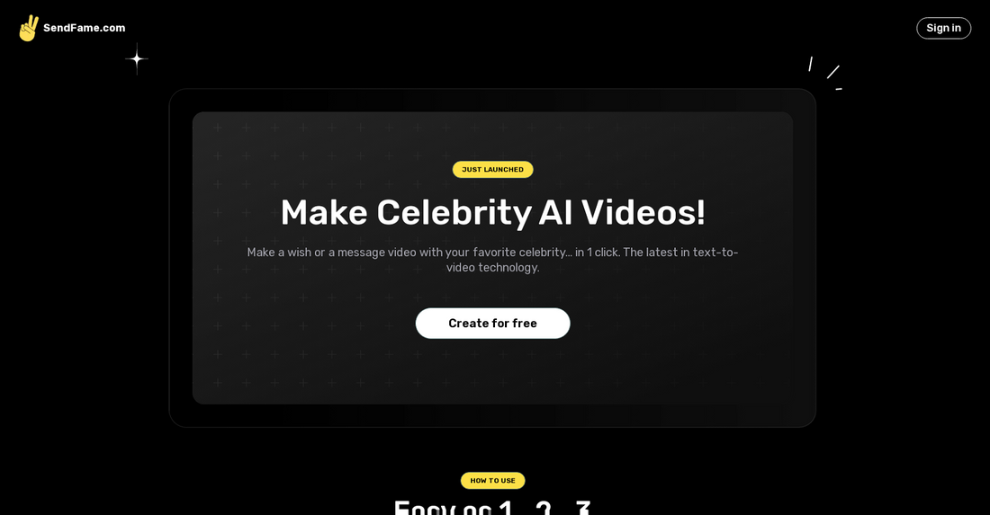 SendFrame - Vídeos de famosos por Yeswelab.com