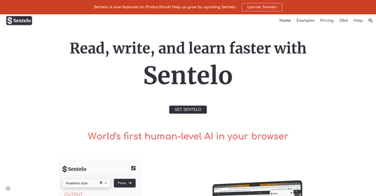 Sentelo - Copywriting por Yeswelab.com