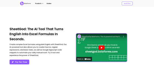SheetGod - Fórmulas de Excel por Yeswelab.com