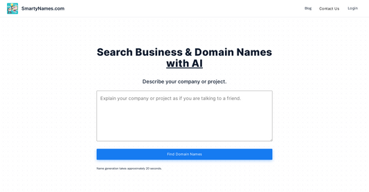 Smarty Names - Generación de nombre comercial por Yeswelab.com