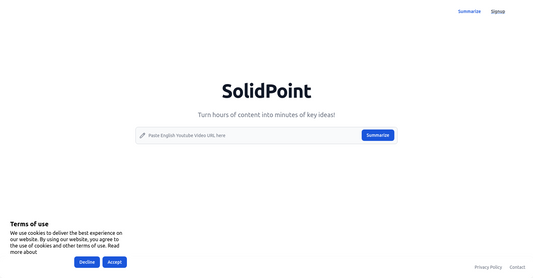 Solidpoint - Vídeos resúmenes por Yeswelab.com