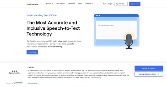 Speechmatics - Texto a voz por Yeswelab.com