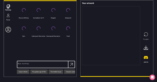 Synth Run - Generación de imágenes por Yeswelab.com