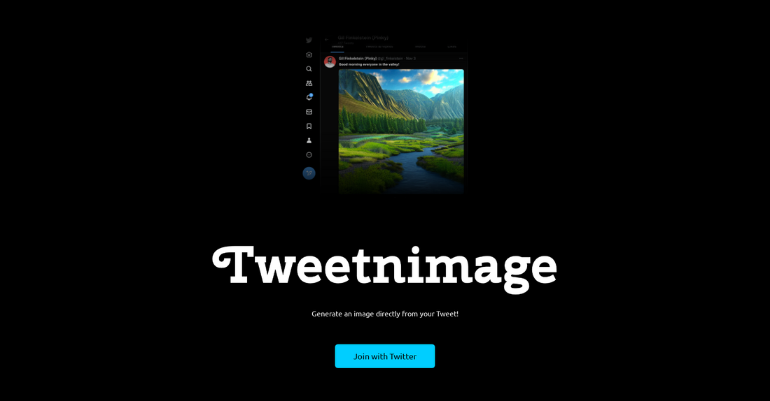 Tweetnimage - Generación de imágenes desde Twitter por Yeswelab.com