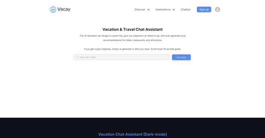 Vacay - Planificación de vacaciones por Yeswelab.com