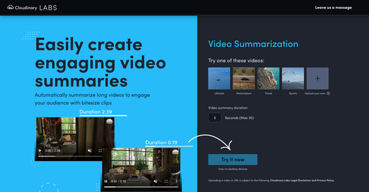 Video Summarization - Vídeos resúmenes por Yeswelab.com